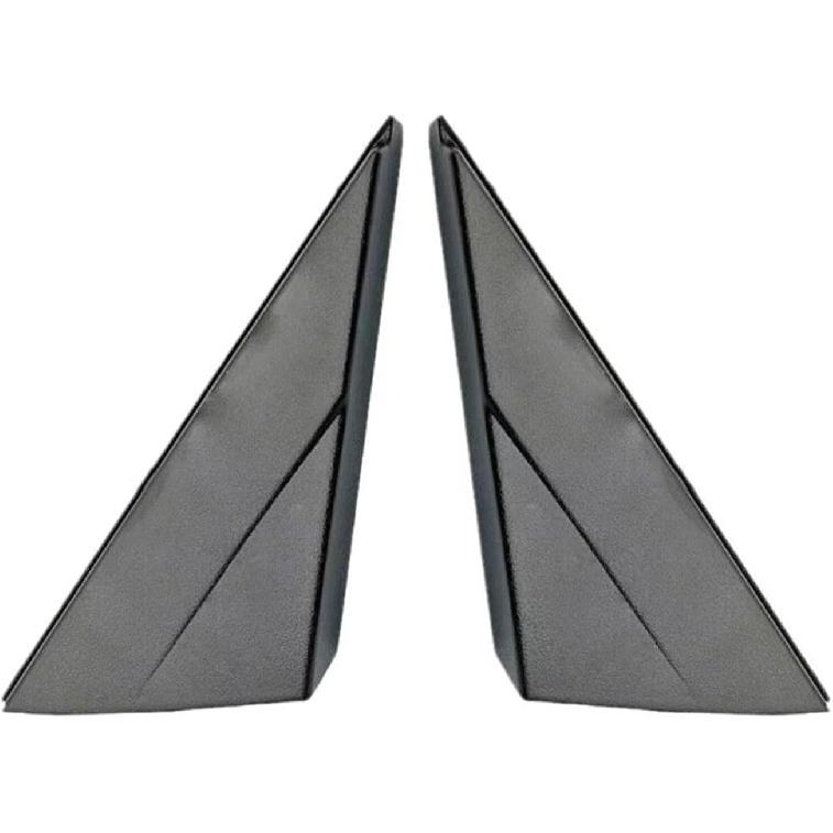 

1 Pair Rearview Side Mirror Corner Triangle Molding Trim Cover Panel Lid Fit for Hyundai Tucson 2016-2020 86180D3000 86190D3000, Black