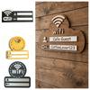 Rustic WiFi Password Sign Erasable Board Minimalism Wireless Network Indicator Durable with Pen Password Board Airbnb Decor