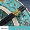Set di stoviglie smaltate in stile cinese: Set di 4 ciotole, piatti e stoviglie in ceramica per uso in ristoranti e hotel