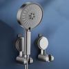 Portable Sturdy ABS Suction Shower Sprayer Holders Bathroom Accessory for Easy Installation in Bathroom Setting