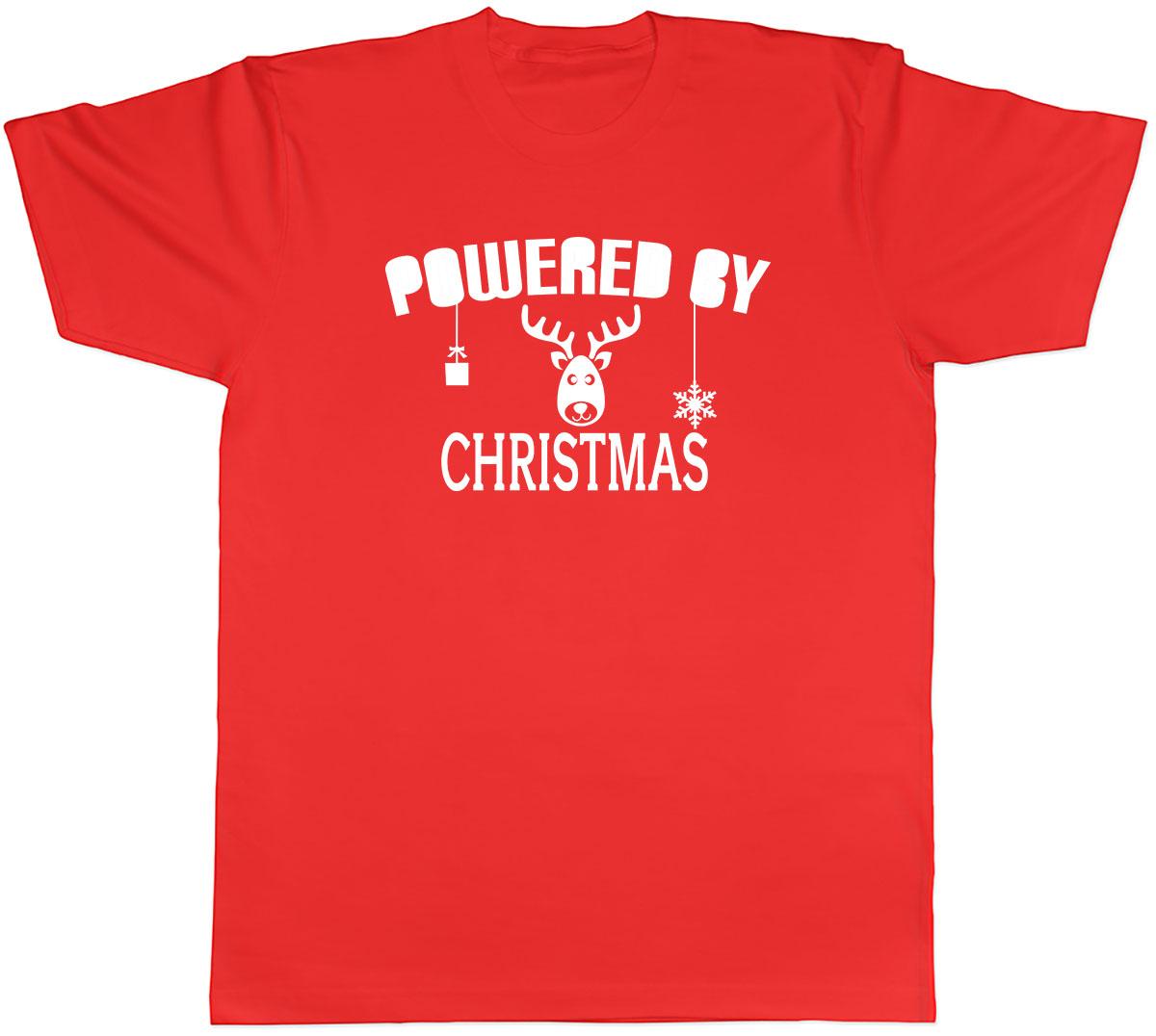 Powered by Christmas Unisexs Unisex TShirt Tee S
