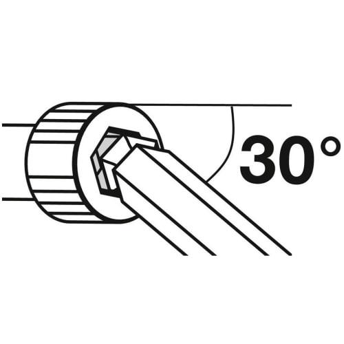 PB Swiss Tools PB Tools 9-Piece Knurled Ball Head Long Hex Wrench Set, No Packaging, 3212LH-10