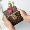 Creang Women's Zippered Snap-On Luxury Half Wallet W743