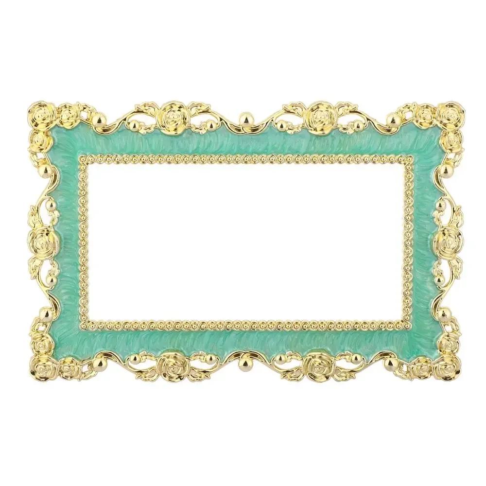 2 Size Colorful Light Switch Rose Lace Resin Single and Double Surround Socket Plate Wall Sticker Cover Frame Decor