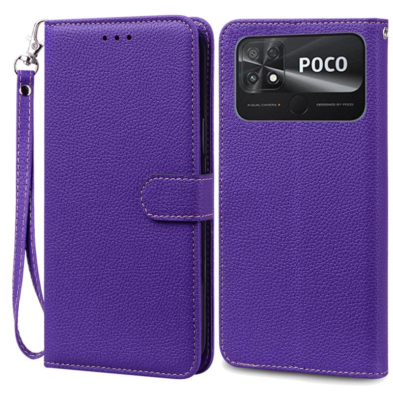 Case C40 Poco Wallet Leather Flip Case For Poco C40 Case Xiaomi Poco C40 C 40 Pococ40 Phone Cover Coque Fundas Etui Shell
