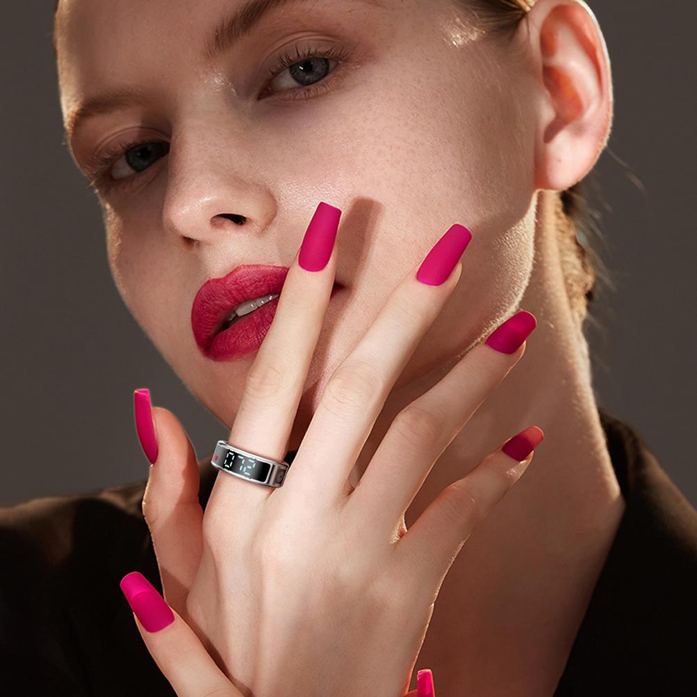 RS08 Smart Ring Multi-sport Modes Sport Health Ring Bluetooth-Compatible 5.1 Sleep Ring Heart Rate Blood Oxygen Sleep Monitoring