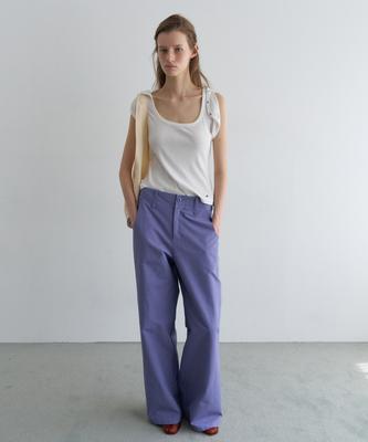 Obeodyupeulleeo Cotton Wide Pants_Lavender