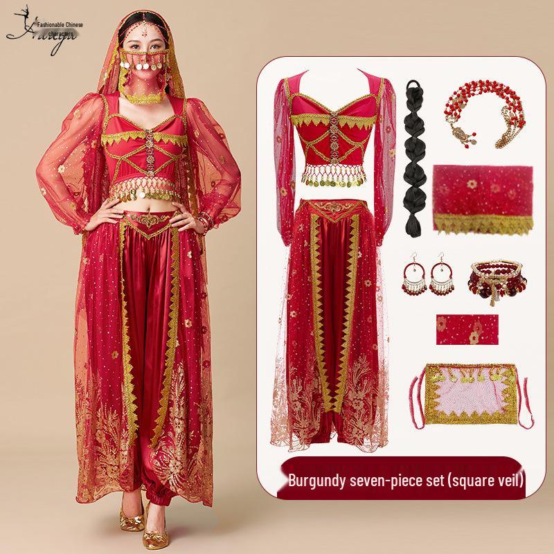 Halloween Jasmine-Inspired Adult Dance Costume Set