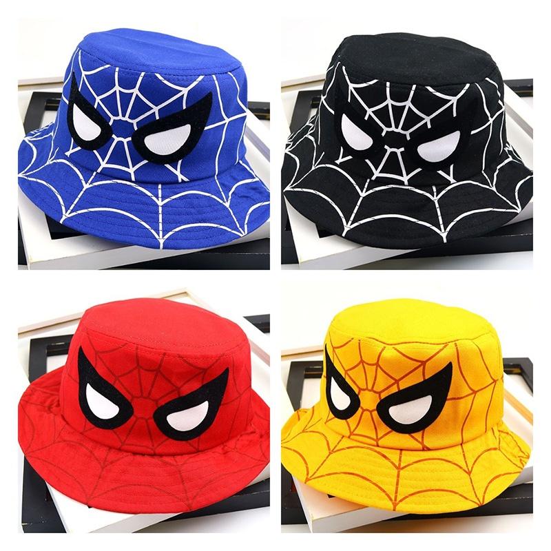 Spider-Man Fischerhut für Kinder, Baumwollmaterial, Perfekter Sommer-, Herbst-Winterhut