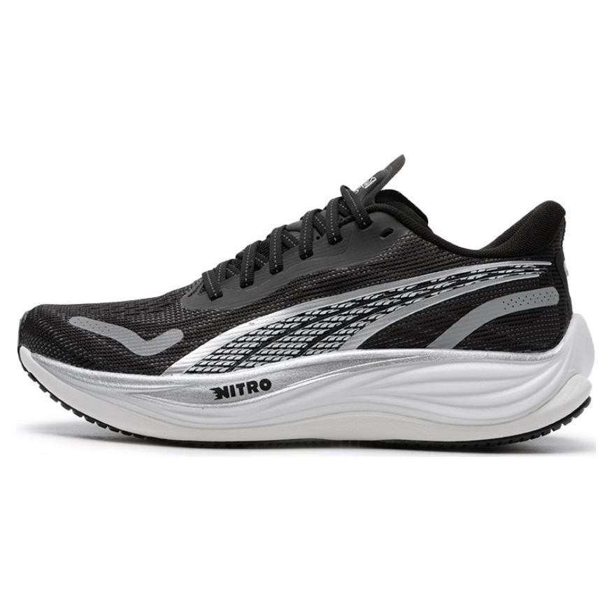 

New PUMA Velocity Nitro 3 Black Silver Women s 377749-01 37