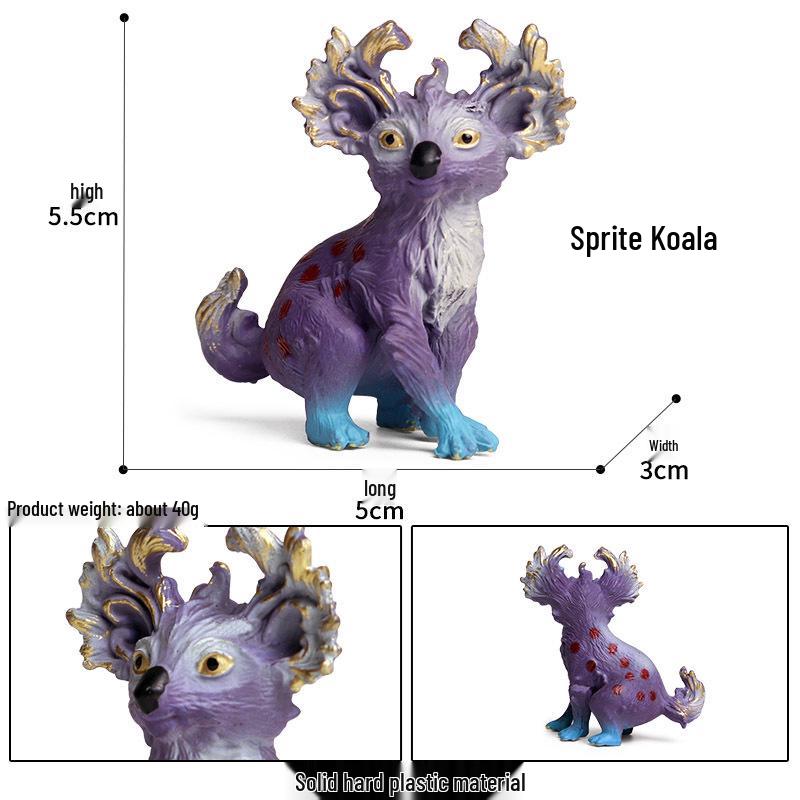 European Mythical Pegasus Unicorn Toy Model: Elf, Mythical Creature, Magic Beast 