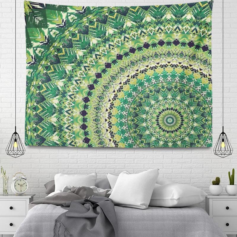 Vintage Bohemian Mandala Tapestry Aesthetic Room Home Decoration Wall Hanging Cloth Living Room Bedroom Decor Tapestries