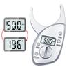 Skin Fat Caliper Portable Lightweight Comfortable Grip Accurate Measurement Digital Fat Caliper