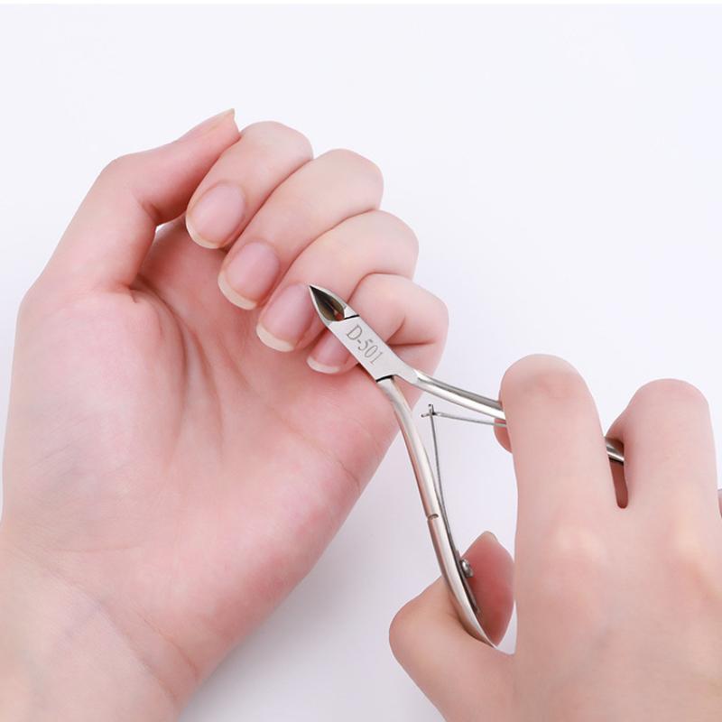 1Pcs Nail Cuticle Nipper Products Wholesale Nail Removal Dead Skin Stainless Steel Special Beauty Pliers Nail Groove
