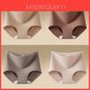 Silk Seamless High Waist Panties For Women With Breathable Smart Fabric