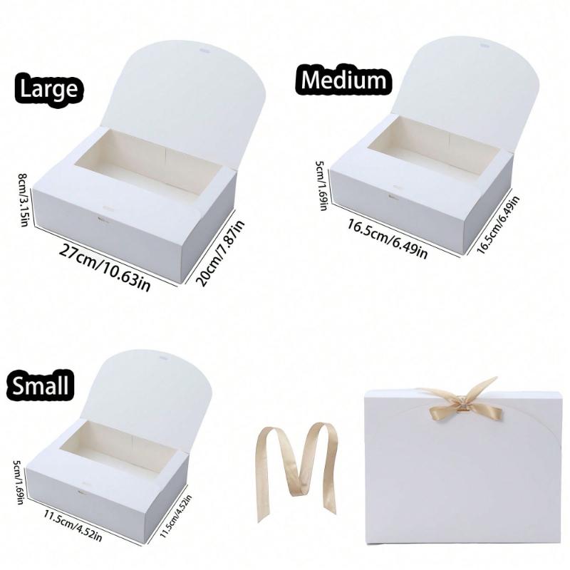 2 Stück - Deckel Geschenkbox mit Schleife Brautjungfern Heiratsantrag Box Geburtstagsgeschenk, Shower Party Valentinstagsgeschenke Valentinstag