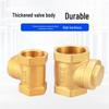 Durable Brass Horizontal Check Valve - Anti-Backflow, Fully Automatic, 6 Points for Tanks and Pipes