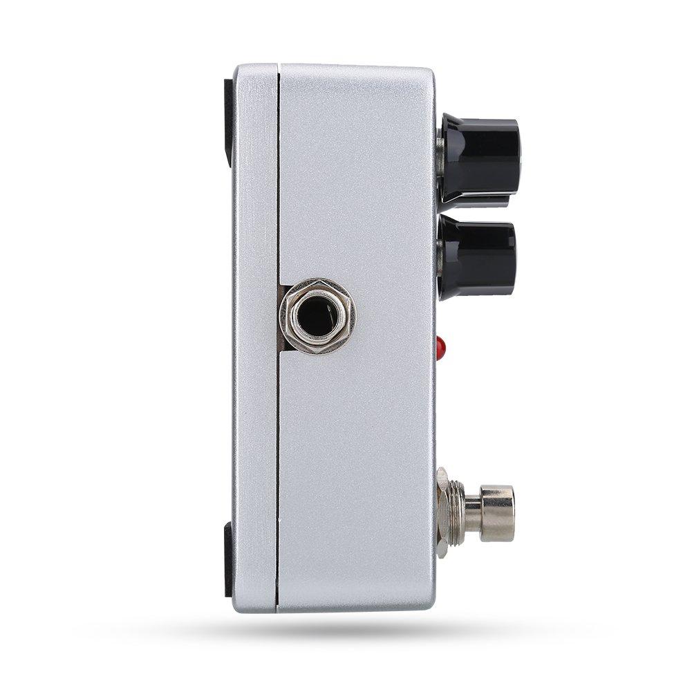 KOKKO FCP2 Compressor Sustainer Mini Effect Pedal Electric Guitar Accessory Aluminum Alloy Shell LED Indicator Compressor FCP2 Electric Guitar [Guitar