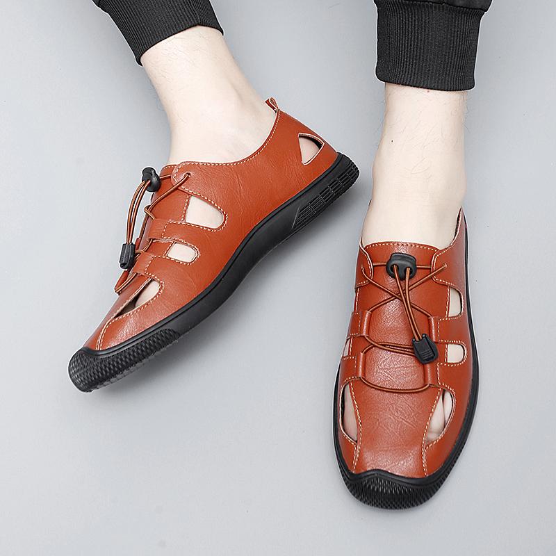 Summer Men Shoes Comfortable and breathable Men Sandals Outdoor Male Beach  Sandals Travel Comfort Walking Shoes New models