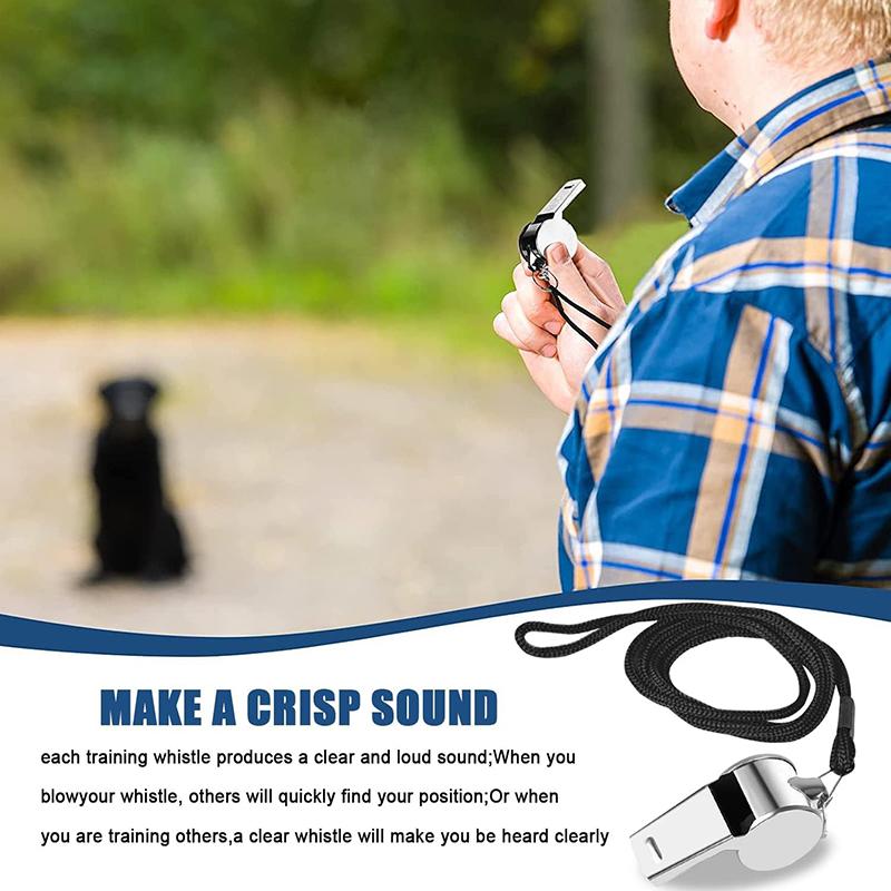 Outdoor Survival Whistle High Quality Stainless Steel Black Rose Golden Whistle Hanging Neck Sports Whistle Lifeguard Whistle