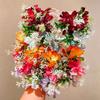 Simulation Flower Bride Garland Thai Flower Headband Elegant Wedding Headwear  Bride Headwear