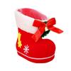 1Pcs Red Candy Boots Christmas Storage Box Christmas Candy Bag Christmas Gift Bag