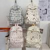 Japanese niche schoolbag female college student cute cartoon travel backpack junior high school student large capacity computer backpack