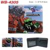 ROBLOX Game Peripheral Wallet Cartoon Print Short Fold Card Holder Unisex Coin Purse Leather 1pcs