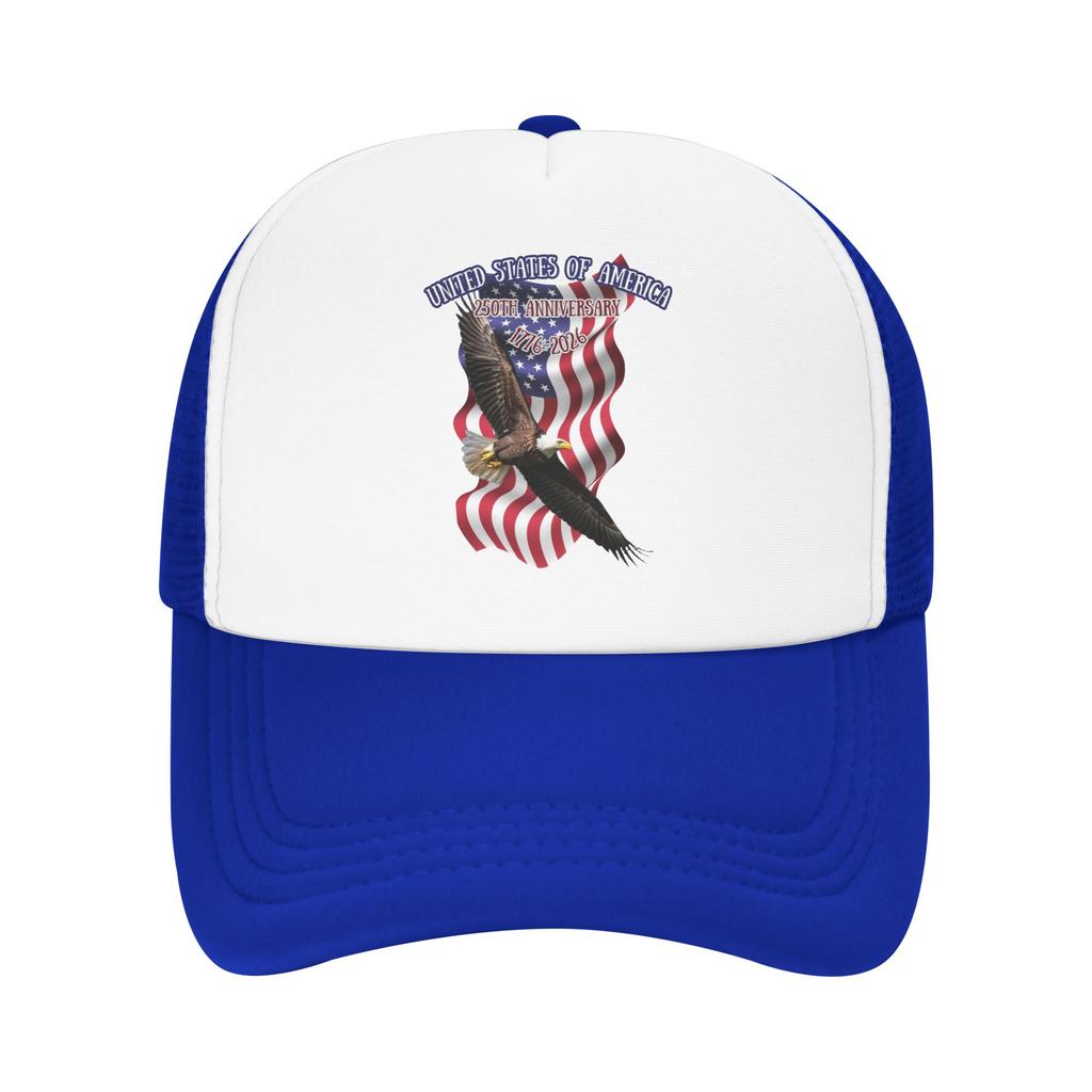 America Freedom Flight Mesh Baseball Cap Unisex Women Casual Sun Hat Years of Freedom Dad Hat Adjustable Summer Trucker Cap