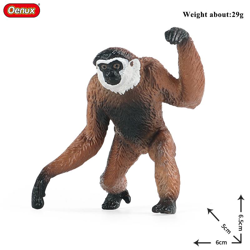 Oenux  Wild Animals Forest Orangutan Pigeon Hedgehog Aardvark Capybara Action Figure Model Figurines Pvc Collection Kids Toy