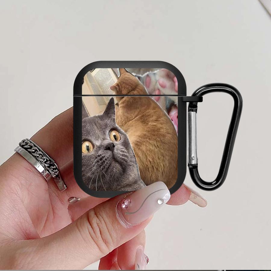 Expressive Cat Case For Airpods Pro2 Pro3 2 Pro 4 3 1 Earphone Cases Cover