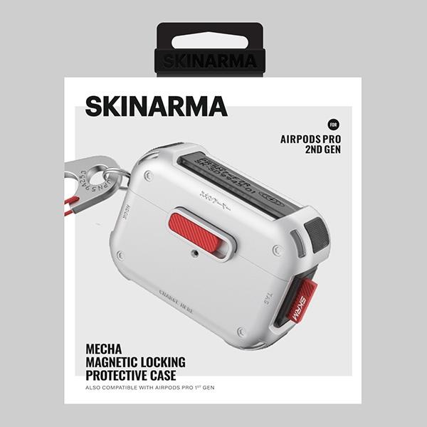 Skinarma Etui Mecha Airpods Pro 2 Chrome