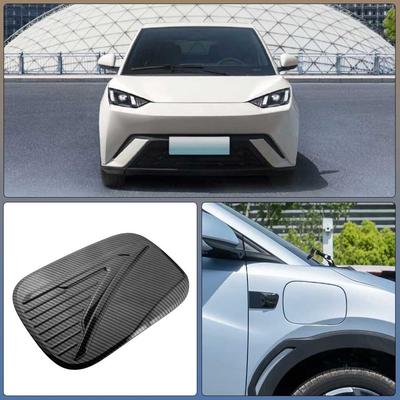 Car Charging Port Cover for BYD Dolphin Mini Seagull Dolphin Surf 2024 2025 ExteriorPower Port Decorative Cover Lid Accessories