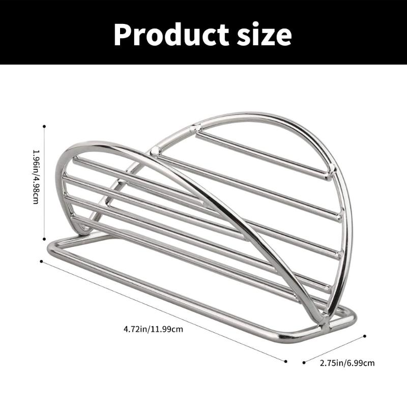 Supporto per Tortillas in Acciaio Inossidabile Resistente Ideale per Grigliare, Cuocere al Forno e Servire Tacos Adatto per Uso Domestico e Ristorante