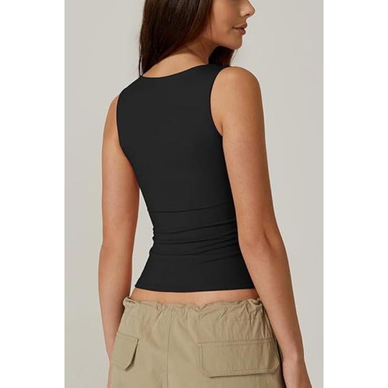 DAFIFY Dámská móda Ležérní Léto Jaro Jednobarevný potisk Halenky a košile bez rukávů