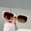Vintage Square Sunglasses Men  New Fashion Korean Style Shades Women Trendy Brand Design Candy Color Rim Sun Glasses