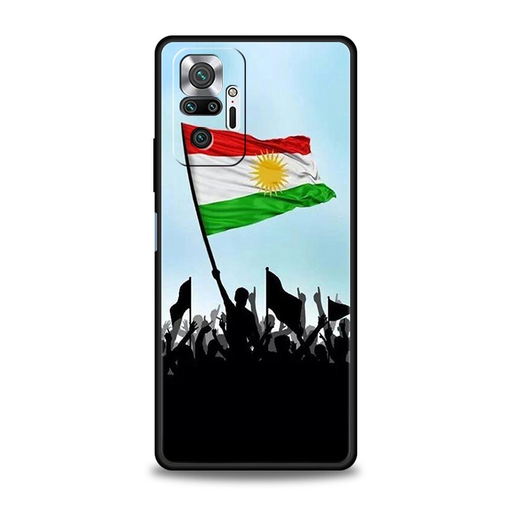 K-Kurdistan Flag Phone Case For Xiaomi Redmi Note 14 13 12 5G 11 10 Pro Plus 4G 9S 9 14C 13C 12C 10C 9C 9A Soft TPU Cover