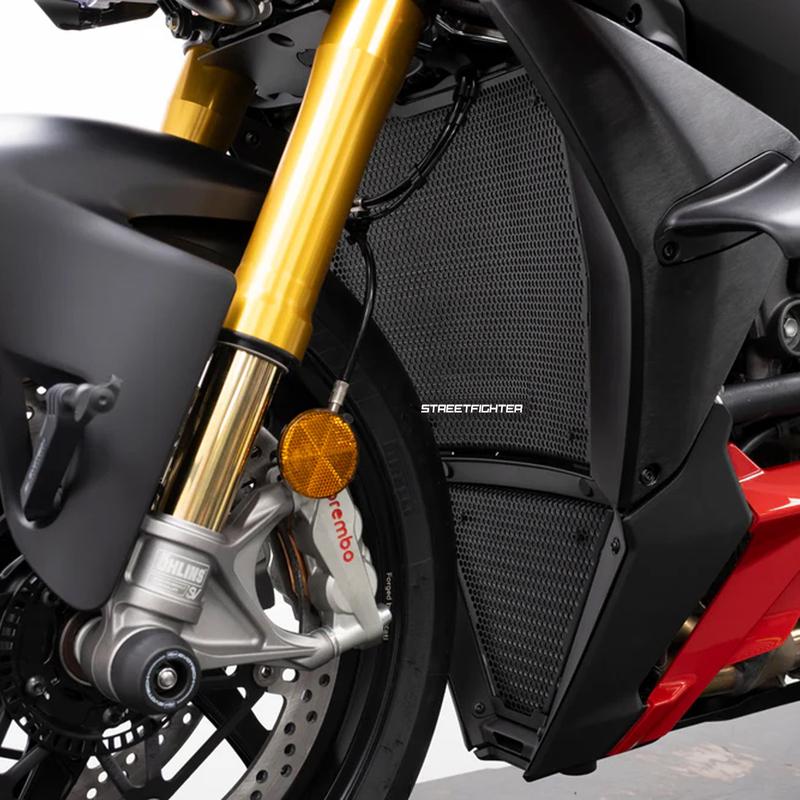 New 2025 Streetfighte V4 FOR DUCATI STREETFIGHTE V4S 2025+ Radiator Guard Set Motorcycle Radiator Grill Guard Cover Protector