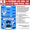 10Pcs Set Engine Timing Tool Kit Replacement Tool Timing Belt Tensioner Tool  Engine Repair