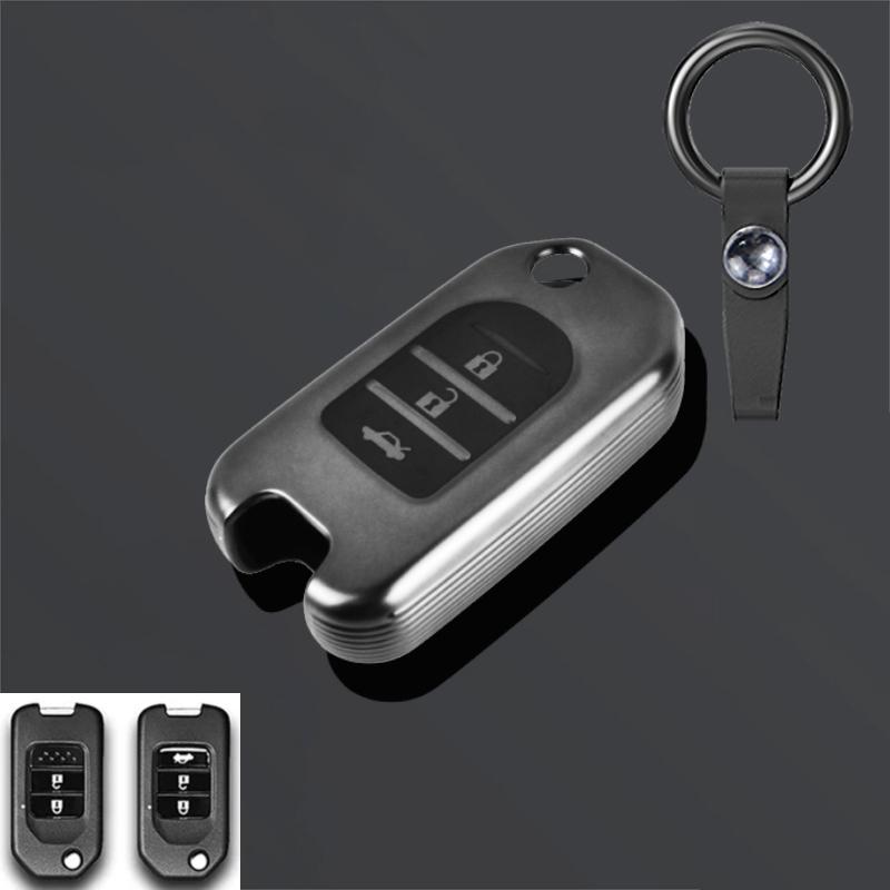 

Tpu Car Key Fob Pocket Cover Case For Honda Civic Cr-V Hr-V Accord Jade Crider Odyssey - Remote Car Accessories