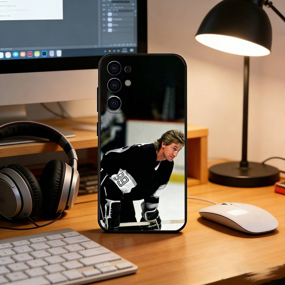 W-Wayne G-Gretzky Phone Case Black Silicone Soft For Samsung S25,S24,S21,S22,S23,S30,Ultra,S20,Plus,Fe,Lite