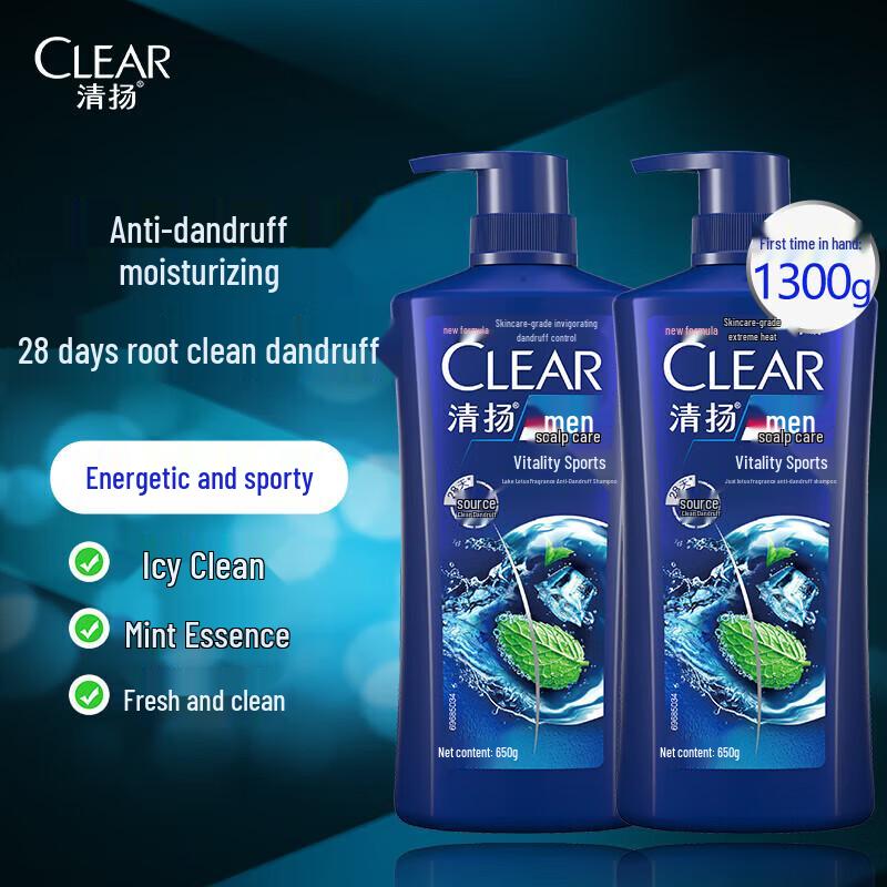Clear Men Anti-Dandruff Refreshing Sport Mint Shampoo