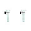 1/2/3Pcs Plastic Rain Measurement Device with 35mm Capacity Rain Meter Gauge for Lawn Farm Garden Settings Outdoor