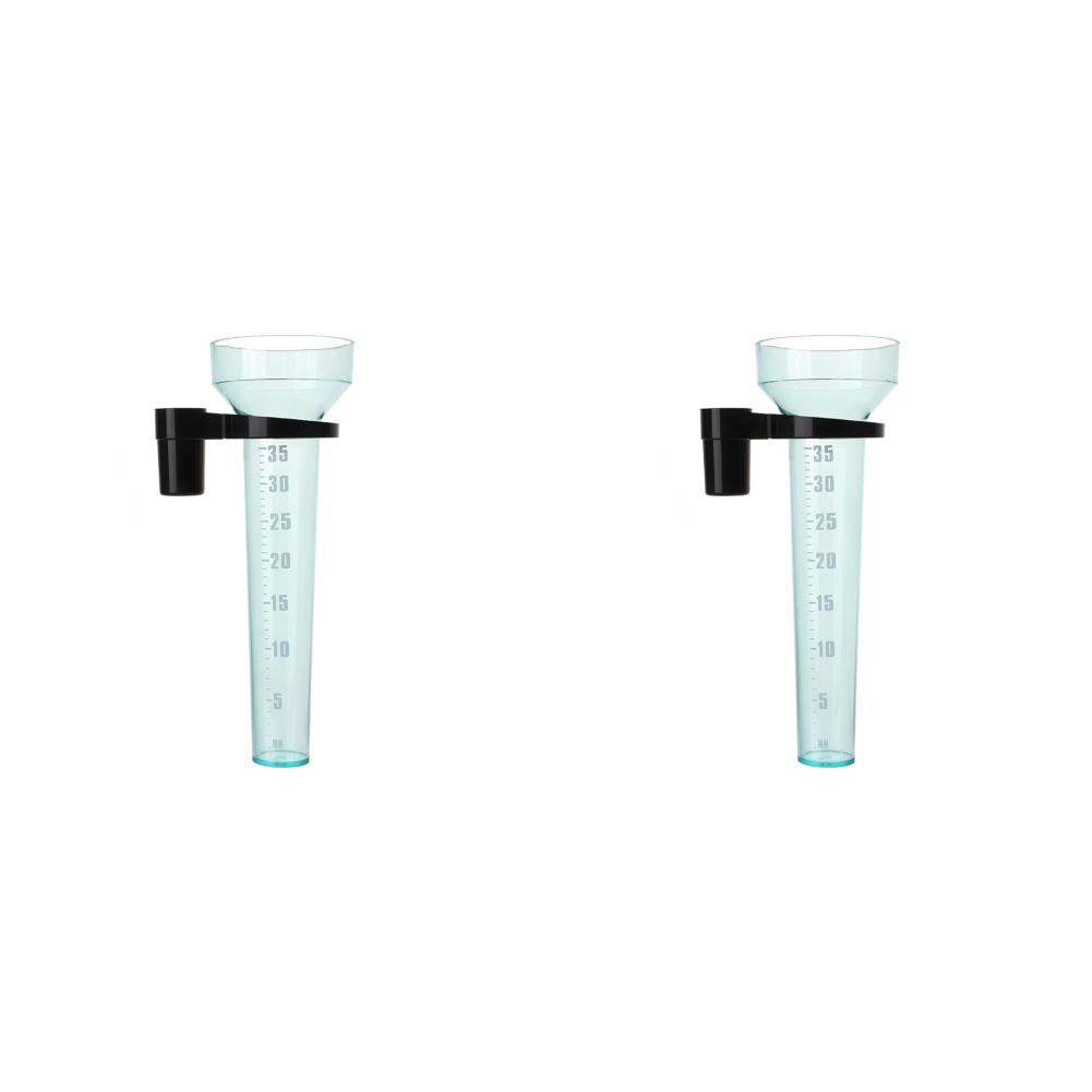 1/2/3Pcs Plastic Rain Measurement Device with 35mm Capacity Rain Meter Gauge for Lawn Farm Garden Settings Outdoor