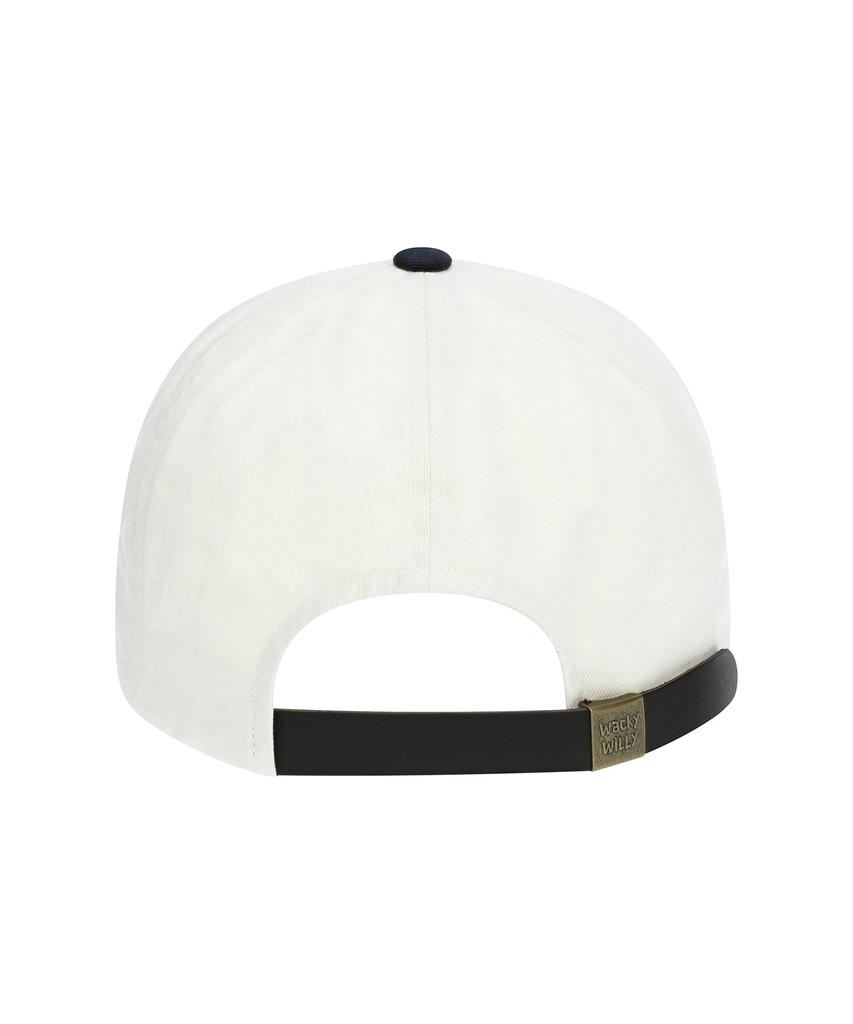 WACKY WILLY Horse Panel Cap Ivory