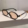 Vogue Leopard Sun Shades Fashion Oval Designer Women Sun Glasses Lady Decoration Sunglasses for Travelling Driving