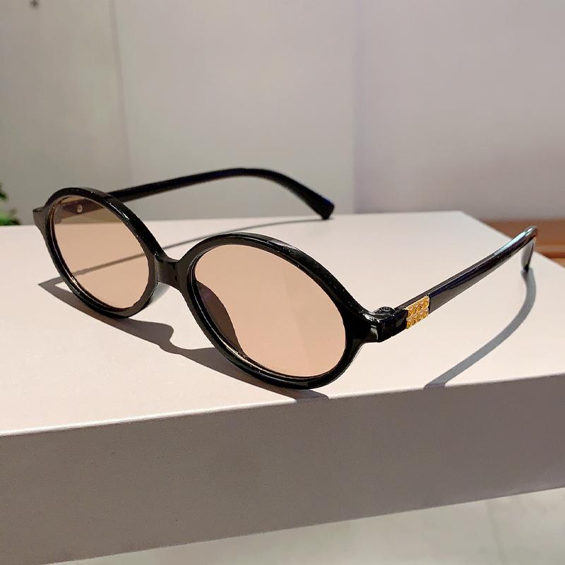 Vogue Leopard Sun Shades Fashion Oval Designer Women Sun Glasses Lady Decoration Sunglasses for Travelling Driving