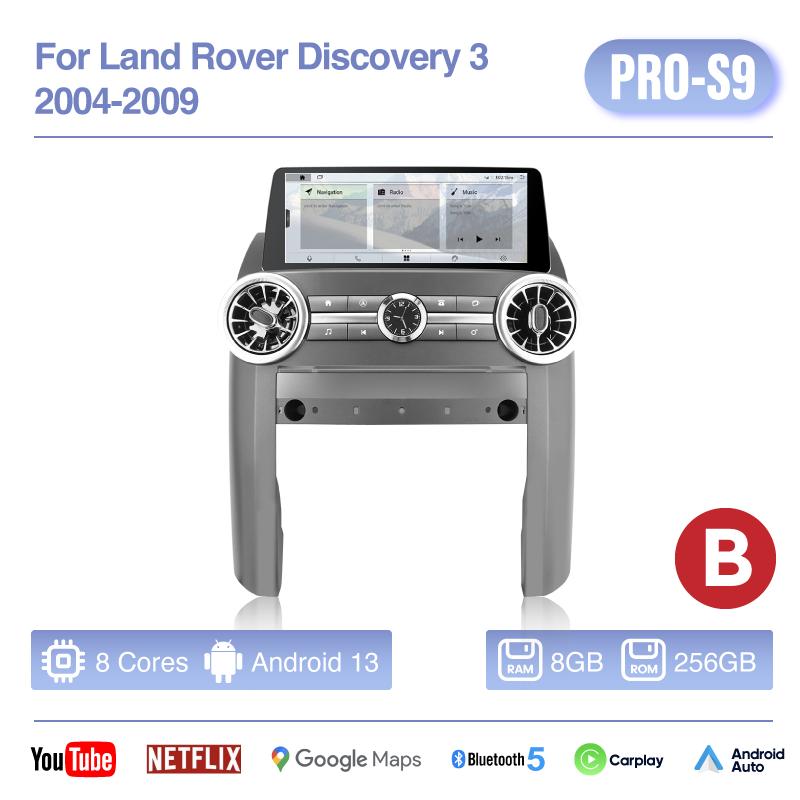 12.3 Inch For Land Rover Discovery 3 2004-2009 GPS Navigation Android 13 8+256G Carplay Car Radio Stereo Multimedia Video Player