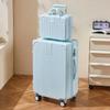 2024 Retro Large Capacity Leather Travel Suitcase with Password Lock for Students & Families