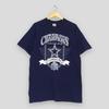 Vintage Dallas Cowboys NFL Blue T Shirt Large 90s Dallas Cowboys Team American Football Shirt Dallas Cowboys Spell Out Printed Logo Tshirt L